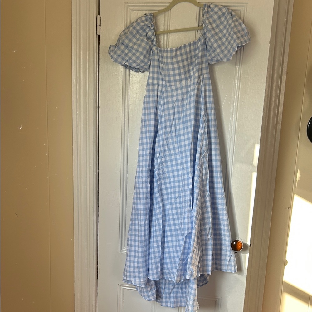 Hill House Matilda Blue Gingham Dress